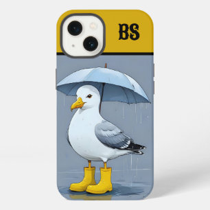 Funny Seagull in Rain Boots – Beach Humour iPhone 13 Case