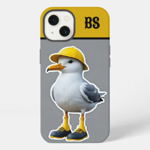 Funny Seagull in Rain Boots – Beach Humour iPhone 13 Case