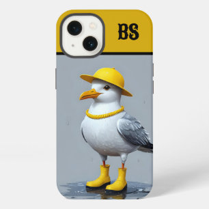 Funny Seagull in Rain Boots – Beach Humour iPhone 13 Case