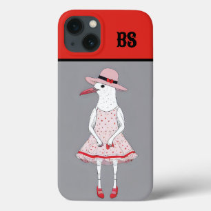 Funny Seagull in shoes – Beach Humour iPhone 13 Case