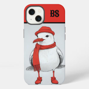 Funny Seagull in shoes – Beach Humour iPhone 13 Case