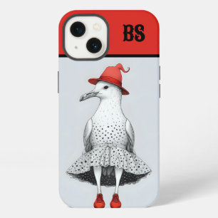Funny Seagull in shoes – Beach Humour iPhone 13 Case