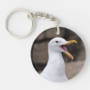 FUNNY Seagull Key Ring