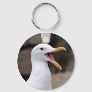 FUNNY Seagull Keychain