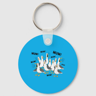 Funny Seagull Mum Mum Life Mothers Day Mama Bird Key Ring