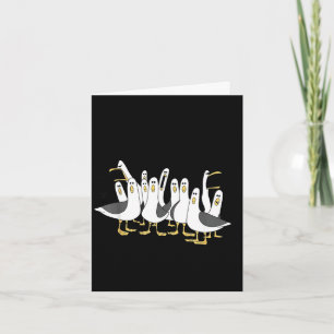 Funny seagull mum mum ocean life mother's day bird card