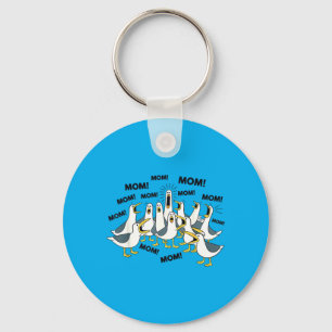 Funny Seagull Mum Mum Ocean Life Mothers Day Bird Key Ring