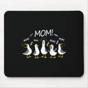 Funny Seagulls Mama Mothers Day Humour Mum Mum Mouse Pad