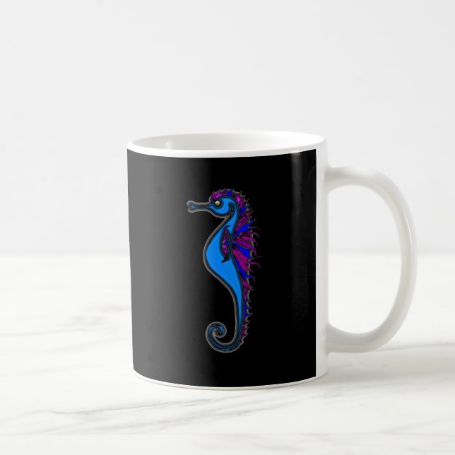 Funny seahorse coffee mug (Right)