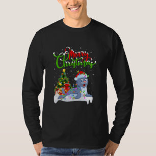 Funny Seal Animal Lover Xmas Lighting Seal T-Shirt