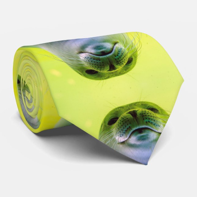 Funny Seal Tie (Rolled)