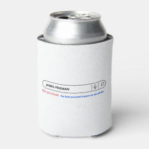 Funny Search Bar Personal Trainer Humour Can Cooler
