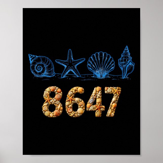 Funny Seashells Sea Shells Beach Funny 12 Poster (Front)