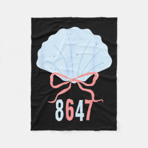 Funny Seashells Sea Shells Beach Funny 13 Fleece Blanket