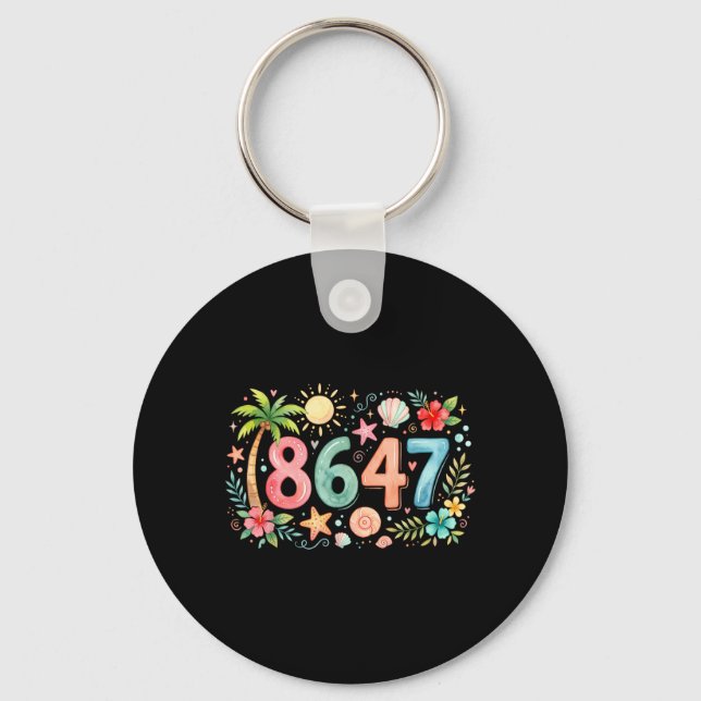Funny Seashells Sea Shells Beach Funny 14 Key Ring (Front)