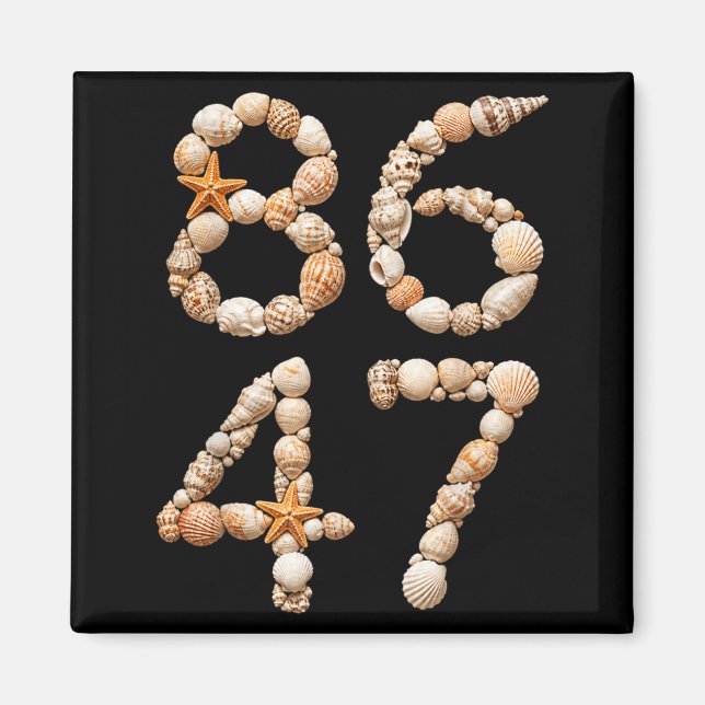 Funny Seashells Sea Shells Summer Beach Magnet (Front)