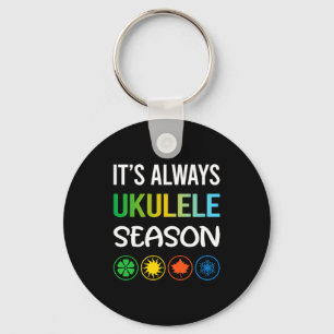 Funny Season Ukulele Key Ring