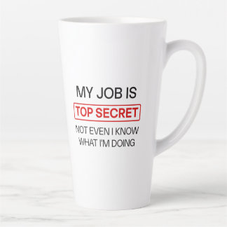 Funny Secret Job Mug – “My Job Is Top Secret, Not