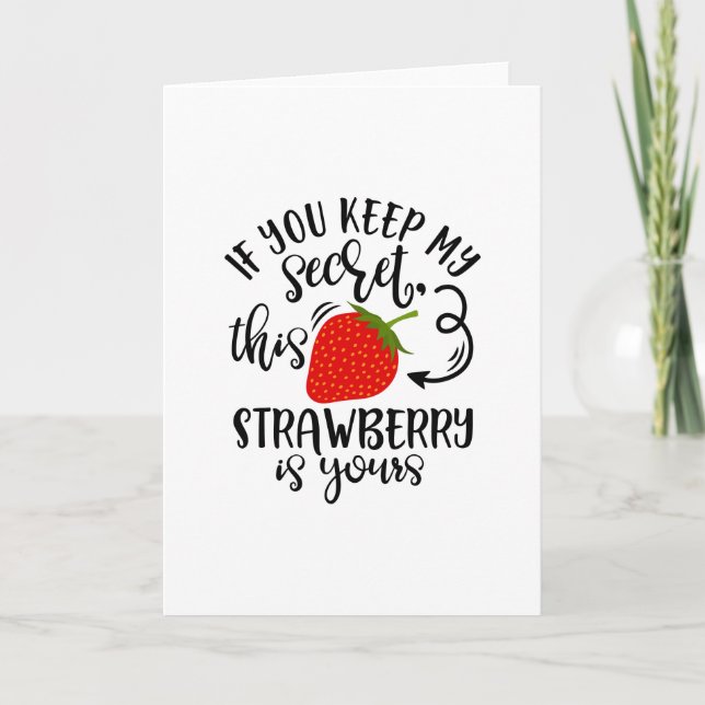 Funny Secret Santa Design Idea Card (Front)