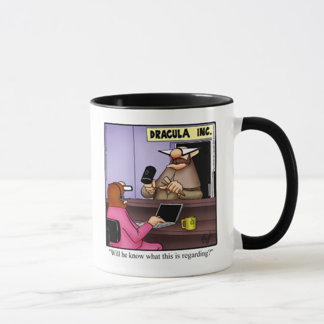 Funny Secretary Humour Coffee Mug Spectickles (Right)