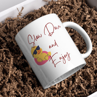 Funny Self Care Chill Vibes Positive Quote Coffee Mug