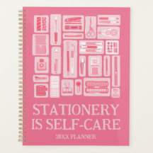 Funny Self-Care Quote Pink Art Supplies
