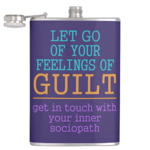 Funny Self-Knowledge custom name flask