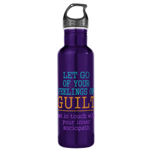 Funny Self-Knowledge custom name water bottles
