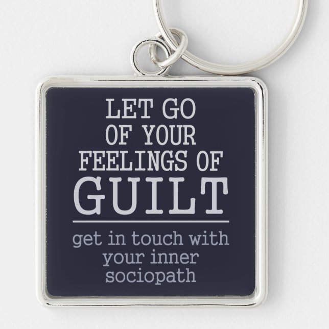 Funny Self-Knowledge key chain (Front)