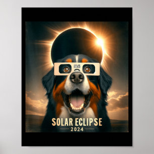 Funny Selfie Bernese Mountain Dog Womens Poster