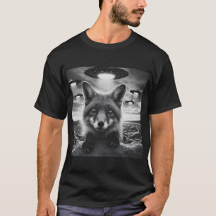 Funny Selfie fox for Men and Women with Graphic Al T-Shirt