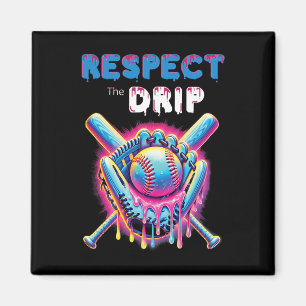 Funny Sell Drip Ice Cream Dripping Respect The Dri Magnet