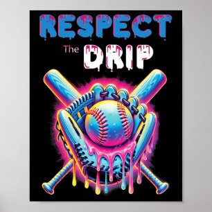 Funny Sell Drip Ice Cream Dripping Respect The Dri Poster