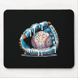 Funny Sell Glove Drip Ice Cream Players Kids Boys Mouse Pad