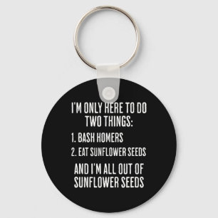 Funny Sell Sh Homers Eat Seeds Player Fan Softll  Key Ring