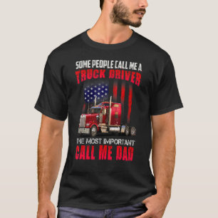 Funny Semi Truck Driver Design For Truckers And T-Shirt