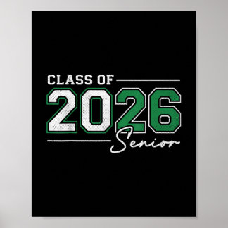 Funny Senior 2026 Class Of 2026 Seniors Back To Sc Poster