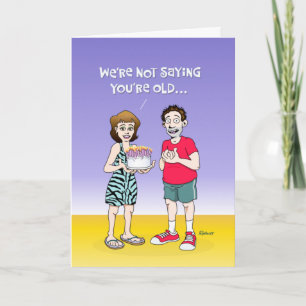 Funny Senior Birthday Card
