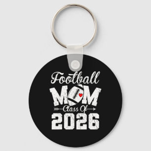 Funny Senior Footll Mum Cl Of 2026 Graduation Key Ring