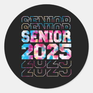 Funny Senior Graduation Gifts Cl Of 2025 Senior Me Classic Round Sticker