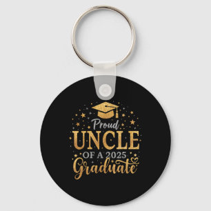 Funny Senior Proud Uncle Of A Cl Of 2025 Graduate Key Ring