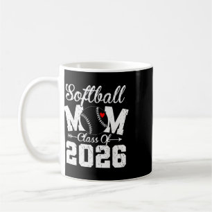 Funny Senior Softll Mum Cl Of 2026 Graduation Prem Coffee Mug