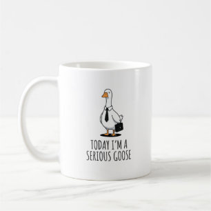 Funny Serious Goose Office Coffee Mug