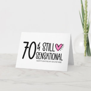 Funny Seventy Getting Old 70TH Birthday For Friend Card