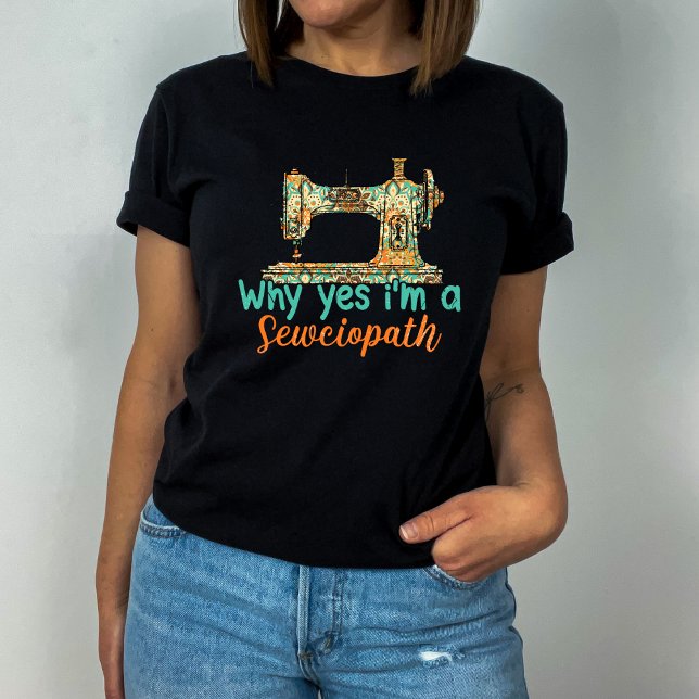 Funny Sewing Machine  T-Shirt (Creator Uploaded)