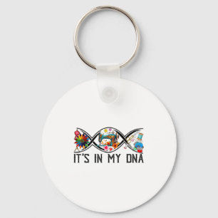 Funny Sewing Quilter Sewer Dna Quilting Hobby Craf Key Ring