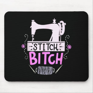 Funny Sewing Quilting Gift Mouse Pad
