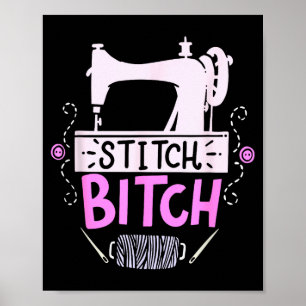 Funny Sewing Quilting Gift Poster