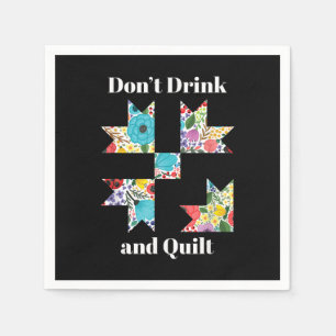 Funny Sewing Quilting Lovers Napkin