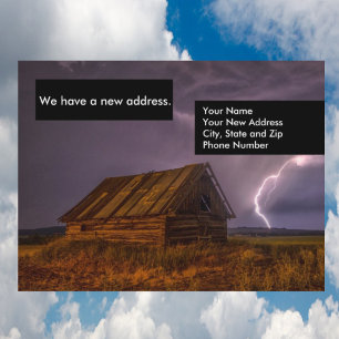 Funny Shack Change of Address Moving Card Postcard